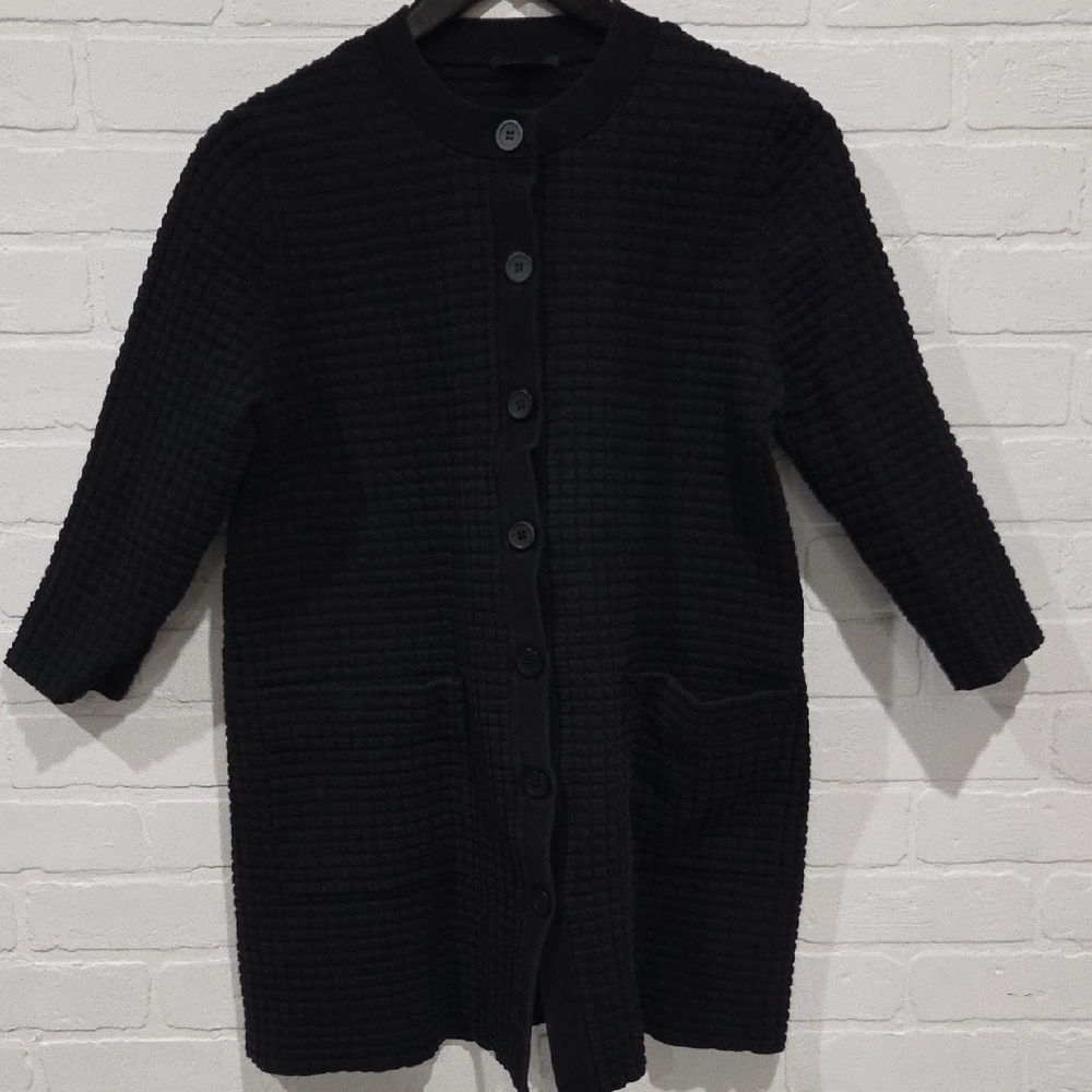 COS Black Textured Jacket